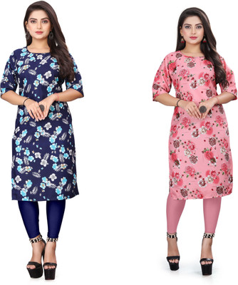 deshmi fashion Women Printed A-line Kurta(Multicolor)