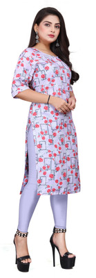 deshmi fashion Women Printed A-line Kurta(Multicolor)