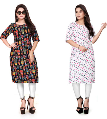 Jayshree Fab Women Printed A-line Kurta(Multicolor)