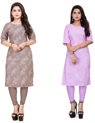 PAFASHION Women Printed A-line Kurta(Multicolor)