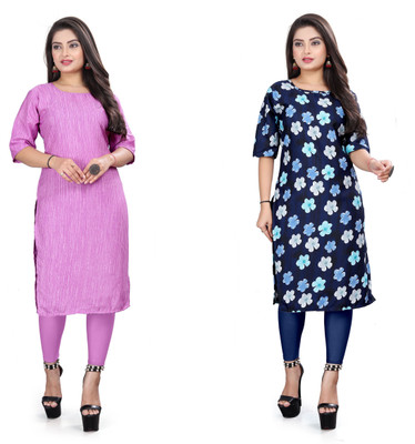 Jayshree Fab Women Printed A-line Kurta(Multicolor)