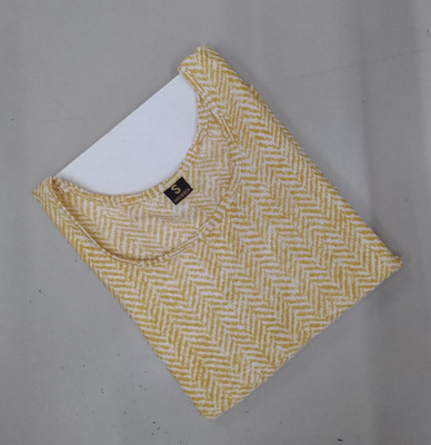 JAYA DESIGNER Women Printed A-line Kurta(Yellow)