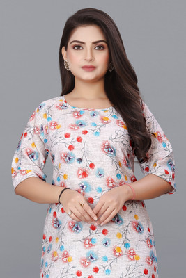 VAISALICREATION Women Printed A-line Kurta(Multicolor)