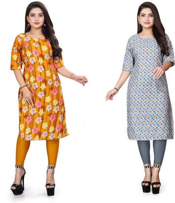 Sonali Impex Women Printed A-line Kurta(Multicolor)