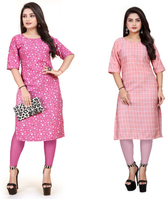 DB COLLECTION Women Printed A-line Kurta(Multicolor)