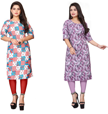 DB COLLECTION Women Printed A-line Kurta(Multicolor)