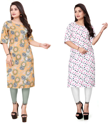 DB COLLECTION Women Printed A-line Kurta(Multicolor)
