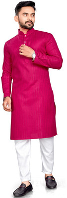 Enmozz Men Kurta Churidar Set