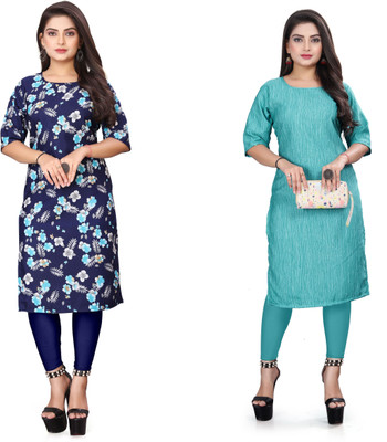 Vishwa Collection Mall Women Printed A-line Kurta(Multicolor)