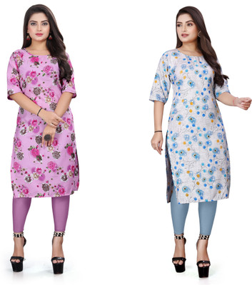 JAYA DESIGNER Women Printed A-line Kurta(Multicolor)