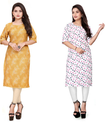 DB COLLECTION Women Printed A-line Kurta(Multicolor)