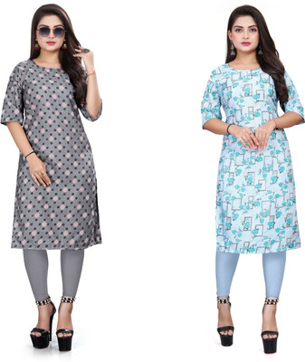 Sonali Impex Women Printed A-line Kurta(Multicolor)