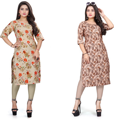 PAFASHION Women Printed A-line Kurta(Multicolor)
