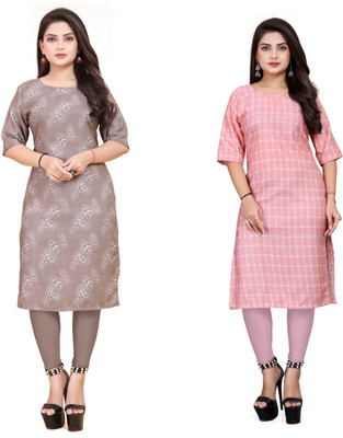 DB COLLECTION Women Printed A-line Kurta(Multicolor)