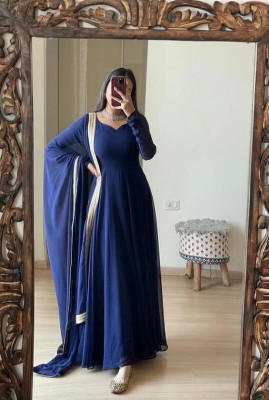 Mohit Anarkali Gown(Dark Blue)