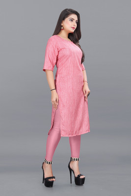 ANITA LYCRA Women Printed A-line Kurta(Multicolor)