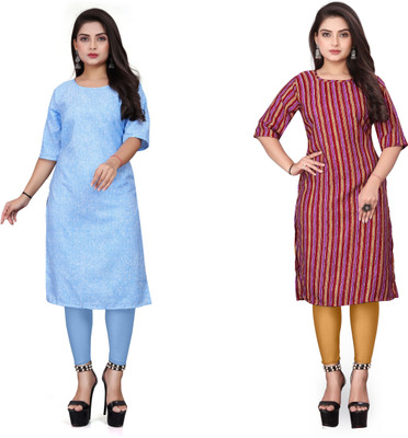 Vishwa Collection Mall Women Printed A-line Kurta(Multicolor)