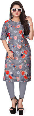 SANJUGARMENT Women Printed A-line Kurta(Multicolor)