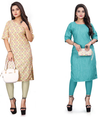 Jayshree Fab Women Printed A-line Kurta(Multicolor)