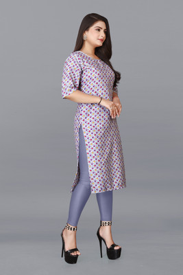 ANITA LYCRA Women Printed A-line Kurta(Multicolor)