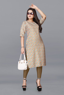 deshmi fashion Women Printed A-line Kurta(Multicolor)