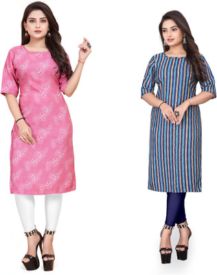 Vishwa Collection Mall Women Printed A-line Kurta(Multicolor)