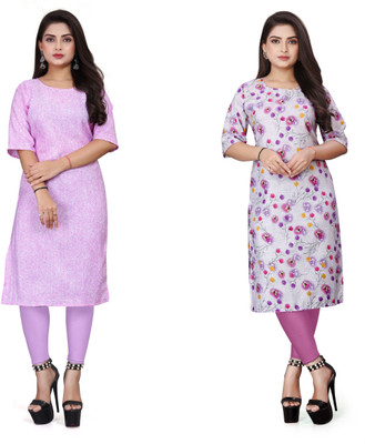 Jayshree Fab Women Printed A-line Kurta(Multicolor)