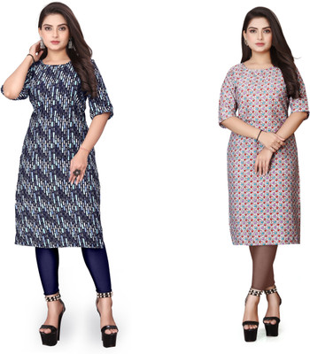 Jayshree Fab Women Printed A-line Kurta(Multicolor)
