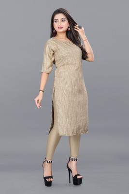 ANITA LYCRA Women Printed A-line Kurta(Multicolor)