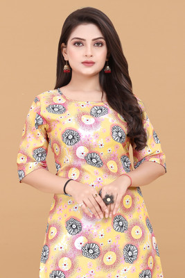 PAFASHION Women Printed A-line Kurta(Multicolor)