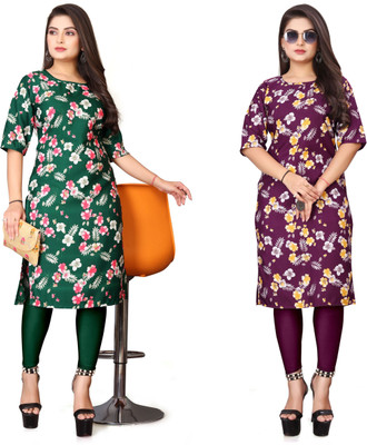 VAISALICREATION Women Printed A-line Kurta(Multicolor)