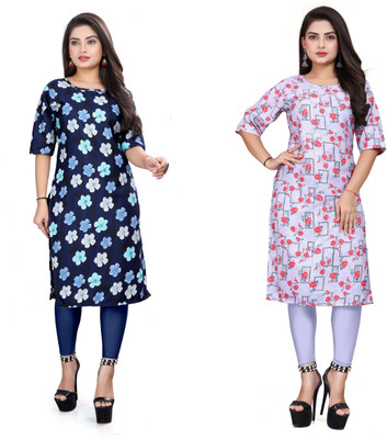 DB COLLECTION Women Printed A-line Kurta(Multicolor)