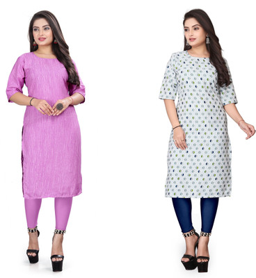 JAYA DESIGNER Women Printed A-line Kurta(Multicolor)