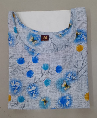 WOMENSILKFABRIC Women Printed A-line Kurta(Multicolor)