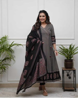 Vocks Self Design Kurta, Trouser/Pant & Dupatta Set