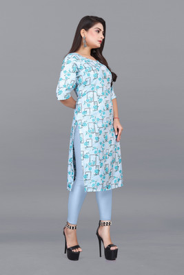 PAFASHION Women Printed A-line Kurta(Multicolor)