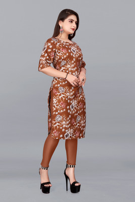 PAFASHION Women Printed A-line Kurta(Multicolor)