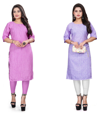 VAISALICREATION Women Printed A-line Kurta(Multicolor)