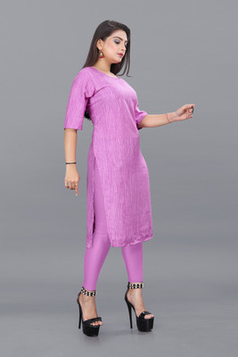 PAFASHION Women Striped A-line Kurta(Multicolor)