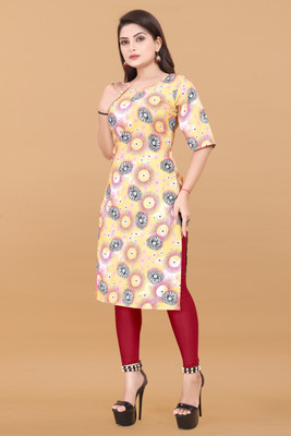 DB COLLECTION Women Printed A-line Kurta(Multicolor)