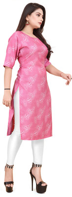 KNG TEXTILE Women Printed A-line Kurta(Multicolor)