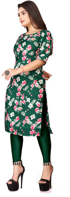 HARISH TEXTILE Women Printed A-line Kurta(Multicolor)