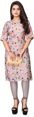 ANITA LYCRA Women Printed A-line Kurta(Multicolor)