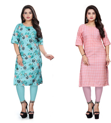 VAISALICREATION Women Printed A-line Kurta(Multicolor)