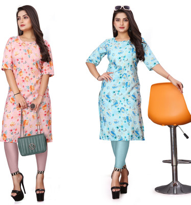 VAISALICREATION Women Printed A-line Kurta(Multicolor)