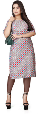 DB COLLECTION Women Printed A-line Kurta(Multicolor)