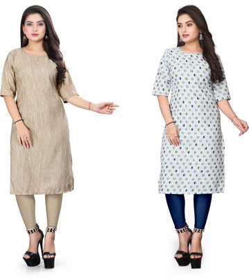 VAISALICREATION Women Printed A-line Kurta(Multicolor)