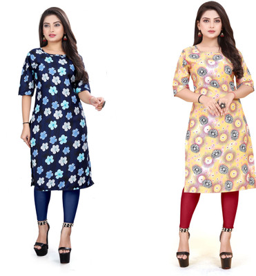Sonali Impex Women Printed A-line Kurta(Multicolor)
