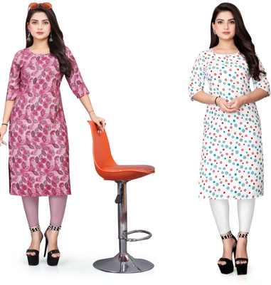 Jayshree Fab Women Printed A-line Kurta(Multicolor)
