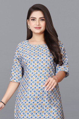 VAISALICREATION Women Printed A-line Kurta(Multicolor)